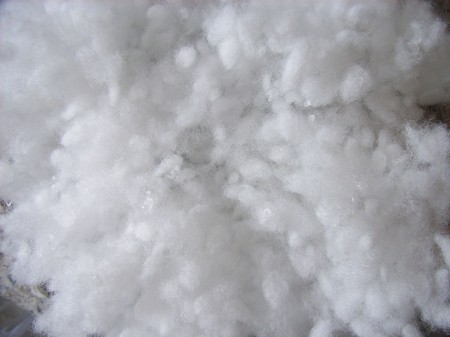 Faserkügelchen aus Polyesterwatte 10 kg, weiß, silikonisiert, Öko-Tex  Standard 100, Produktklasse 1, Bastelwatte, Füllwatte –